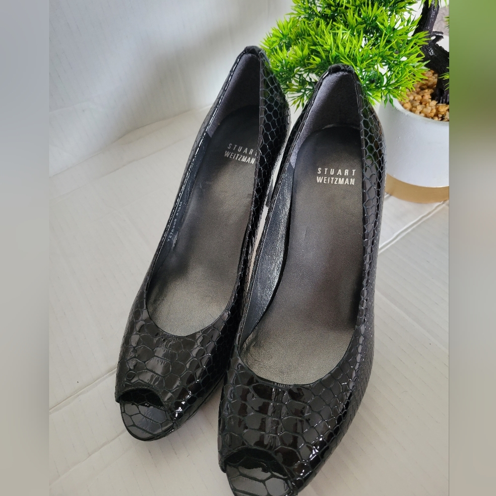 %Authentic Stuart Weitzman High Heels Black Heels… - image 1